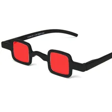 Винтажные маленькие квадратные солнцезащитные очки для женщин, фирменный дизайн, Ретро панк Солнцезащитные очки, прямоугольные солнцезащитные очки для женщин, яркие цвета, очки FML