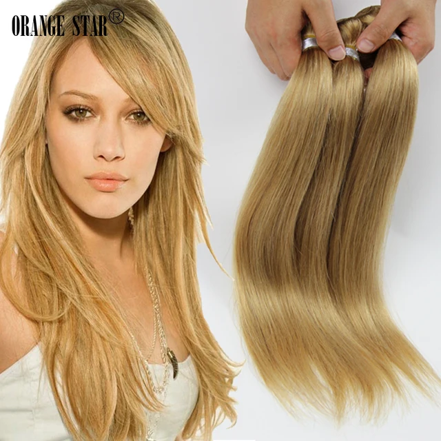 Honey Blonde Brazilian Hair Extensions 3 Bundles Brazilian Human Hair