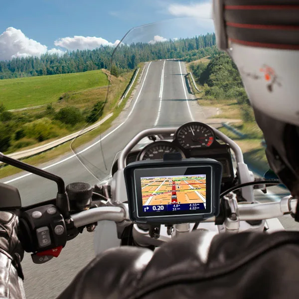 4.3 Inch 8GB waterproof Motorcycle Navigation13