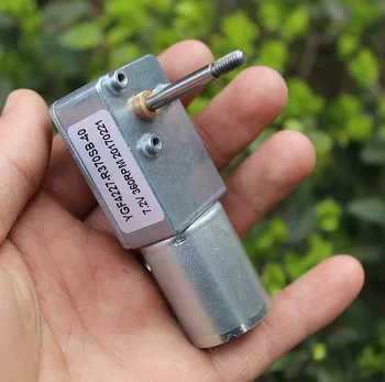 

[New] 370 long axis geared motor Seven-shaped DC7.2V 360RPM high speed 7-shaped deceleration DC motor