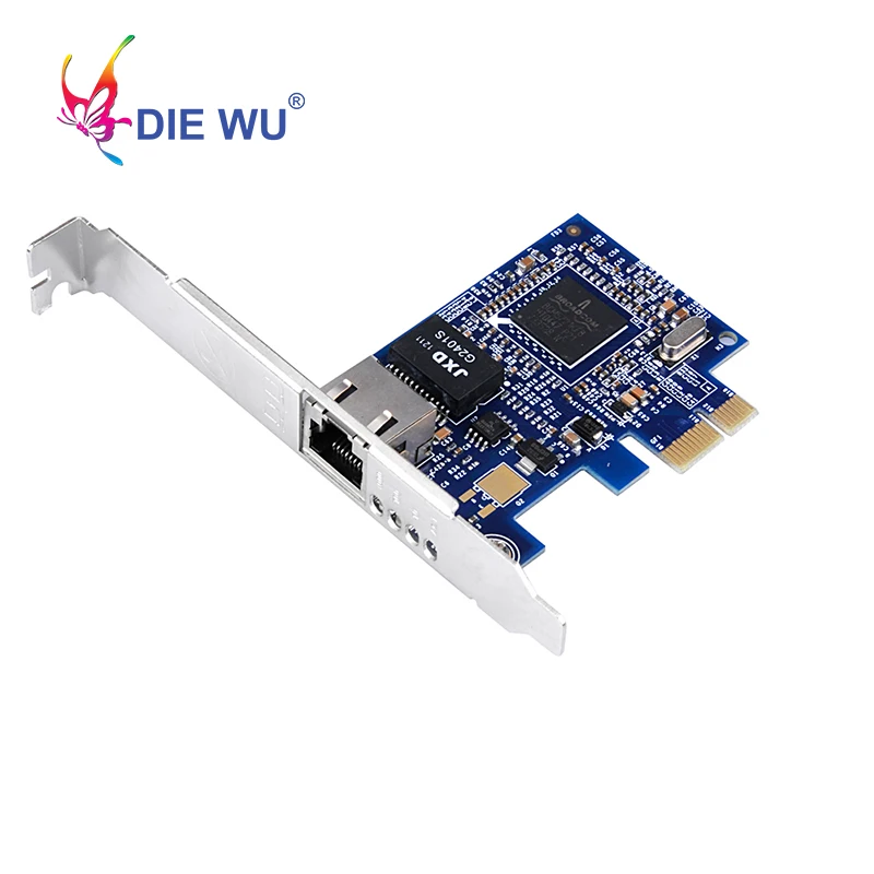 DIEWU Boardcom BCM5751 PCI-E Настольный 1Gigabit Ethernet сетевой карты Адаптеры для сим-карт RJ45 NIC: 10/100/1000M сетевой адаптер Поддержка ESXi5.5