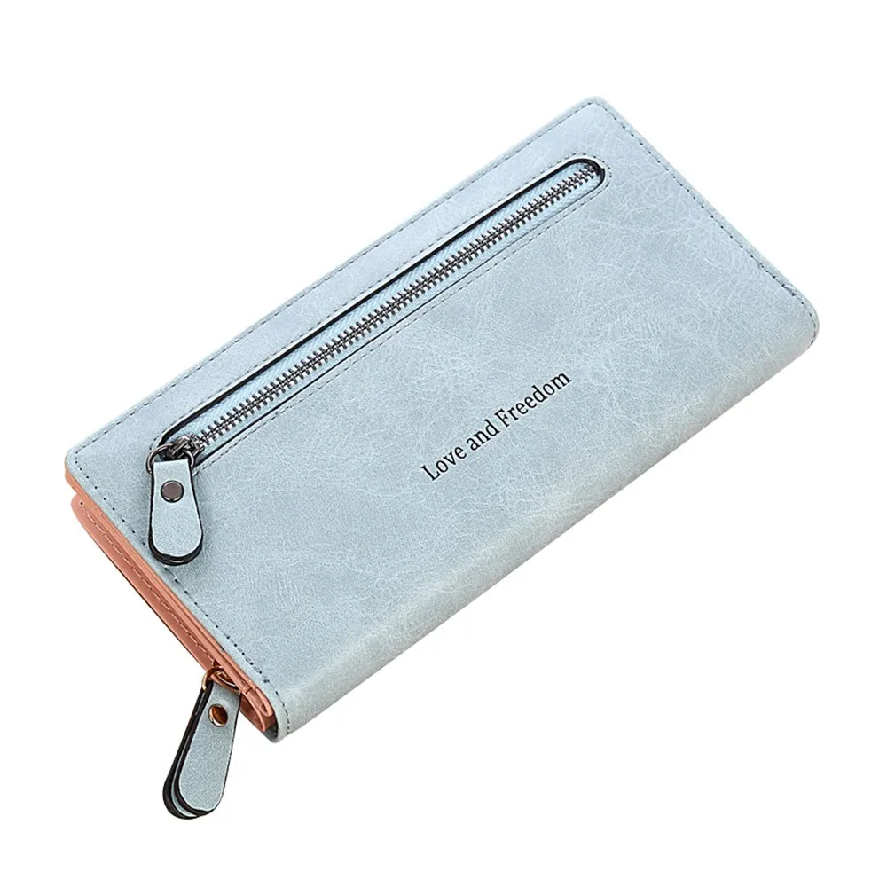 

xiniu Women Solid Color Coin Purse Long Wallet Card Holders Handbag Hot New Arrival Design Female Change Purse Gilr Money Wallet