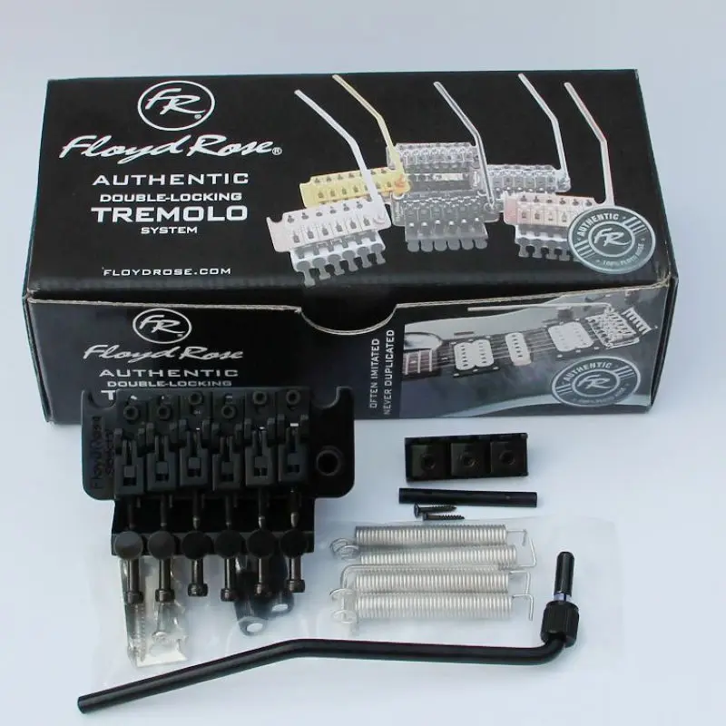 

TREMOLO DOUBLE SWING BRIDGE Floyd Rose Special Series BLACK NOIR WITH R2/R3 NUT S2000