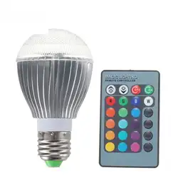 Lightinbox AC 85-265 В с ИК-пульт Управление 9 Вт E27 16 Цвет Изменение RGB светодио дный Magic прожектор лампа