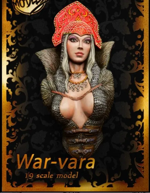 

1/9 Scale Resin Bust Sexy WAR VARA Unpainted Figure Model Kit Free Shipping