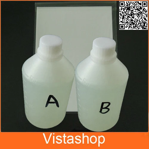 Hydrographic Activator A and B each 500ml + 10pcs A4 Hydrographic Film