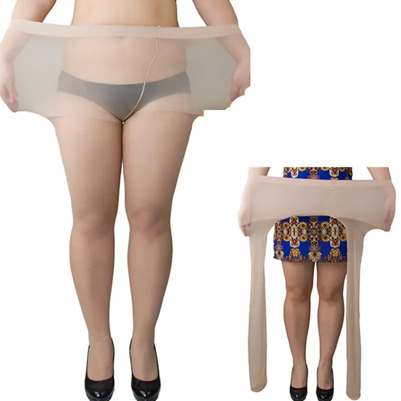 Plus size tights women big pantyhose Spring summer fall autumn black
