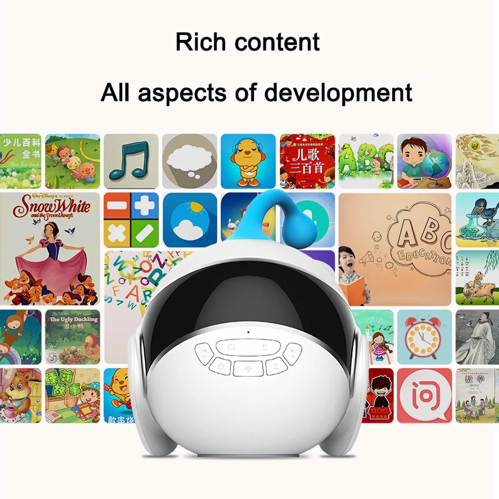 TAIHONGYU High-tech Wireless Remote Electronic Smart Robot Children Chinese Learning Voice Dialogue Story Gift Education Toy