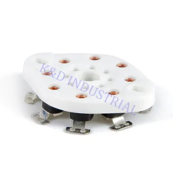 

5pcs 8Pin Octal Ceramic Chassis Mount Vacuum Tube Socket EL34 6550 KT88 KT66 6SN7 5U4G 6CA7
