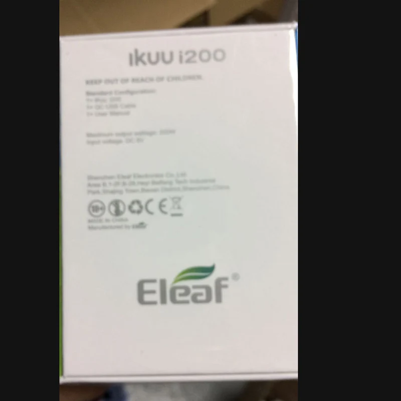 Оригинальная электронная сигарета Eleaf iKuu i200 бокс мод вейп со встроенным