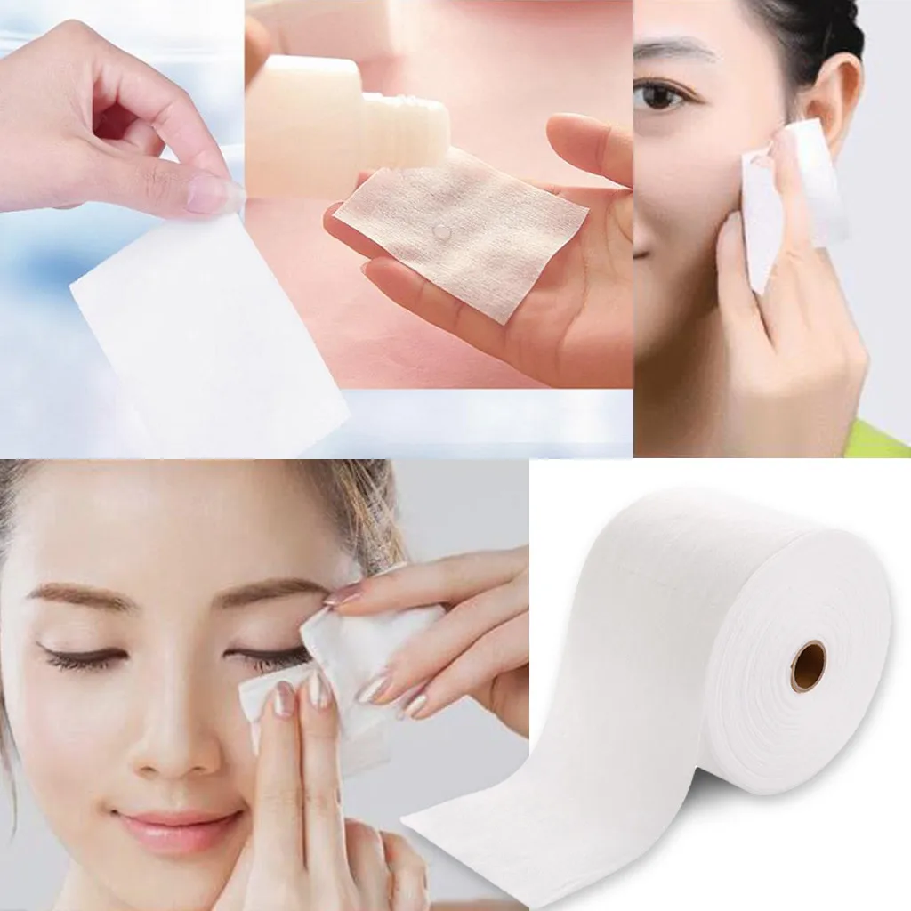 

Disposable Face Towel Makeup Wipes Cotton Pads Remover Pads Soft Pads Cosmetic Face Mask Cleansing Care Facials LD