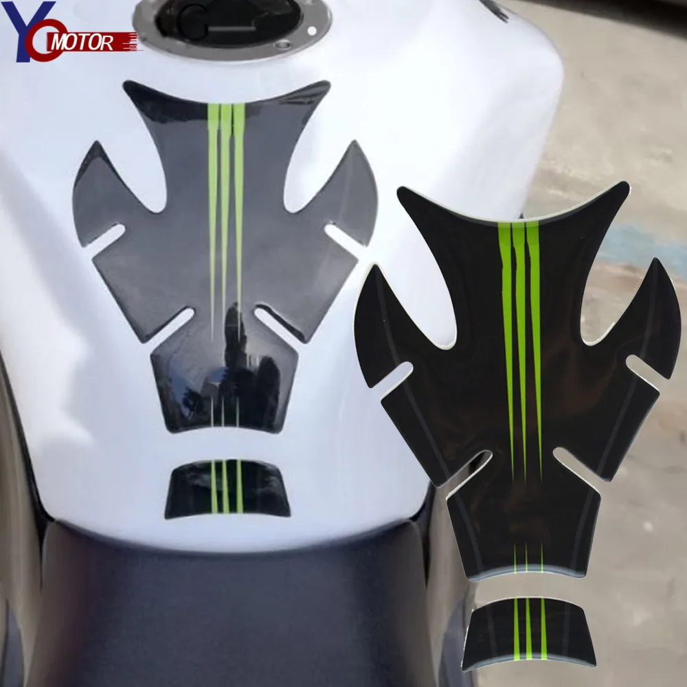 

For Kawasaki Ninja 250R Ninja300 Ninja650 EX ZX-6R ZX-10R ZX-12R Fuel Gas Oil Tank Pad Protector Decal Sticker Bike Motorcycle