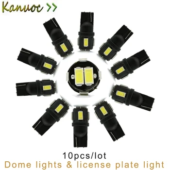 

10PCS T10 W5W 194 Led Bulbs 5630 6-smd 6000K White Dome Light Clearance Lights For Mercedes Benz W211 W203 W204 W210 W124 AMG W2