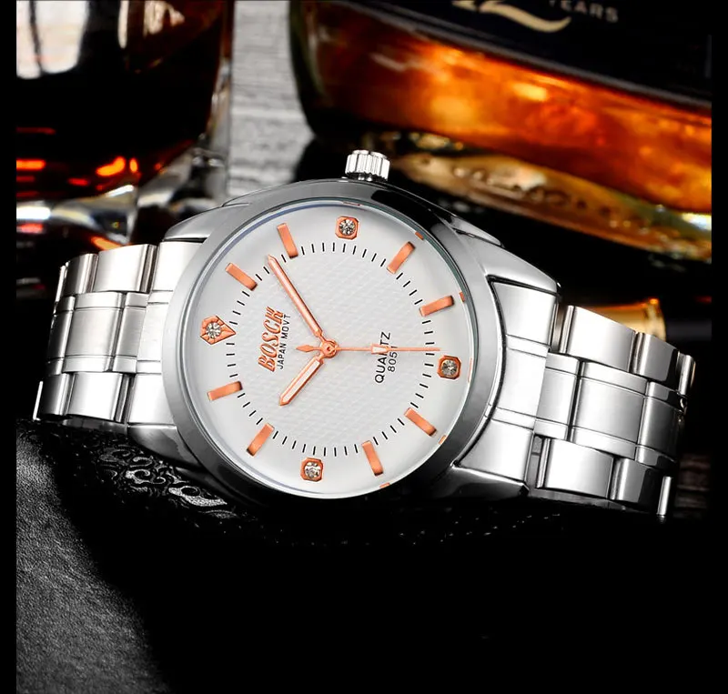 

New Fashion Luxury Diamond Stainless Steel Sport Quartz Wrist Hour Dial Watch Ladies Watch Women