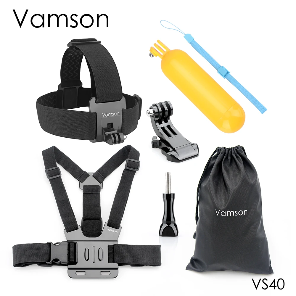 

Vamson for Xiaomi for Yi 4K Accessories Kit Chest Strap Monopod For Gopro Hero 5 4 3+ for SJCAM for SJ4000 for Eken H9R VS40