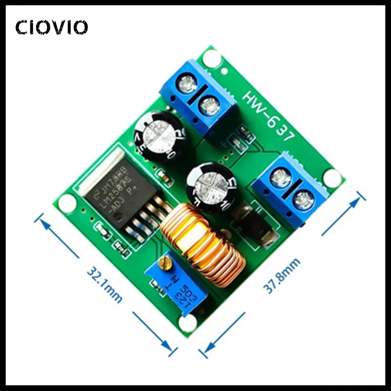 DC-DC Pulse Step Up Power Module Adjustable Voltage 3 5 12 V to 19 24 30 36 V