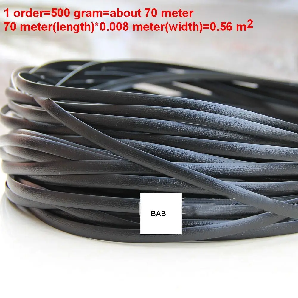 Черный плоский Синтетический Плетеный материал из ротанга Пластиковый ротанг