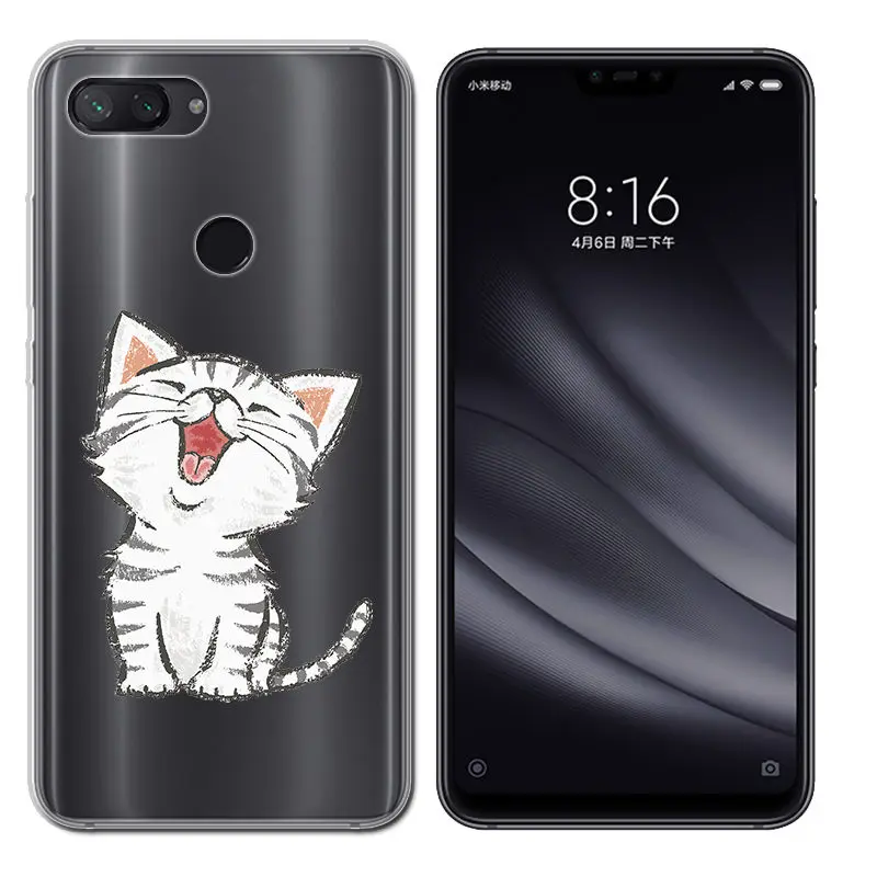 Cute Animal Fundas for Xiaomi Mi8 lite Silocone Case Xiaomi Mi 8 A2 A2 Lite for Soft TPU for Xiaomi Redmi 4X 6A Note5 Note6 Pro (4)