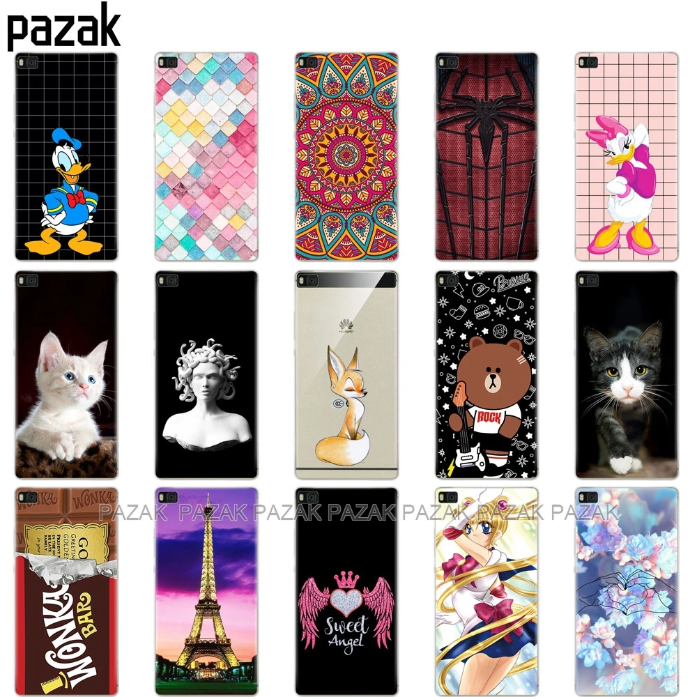

Silicone phone Case For P8 lite cases cover for Huawei P8 lite 2015 2016 silicon soft TPU coque for Huawei P8lite phone shell