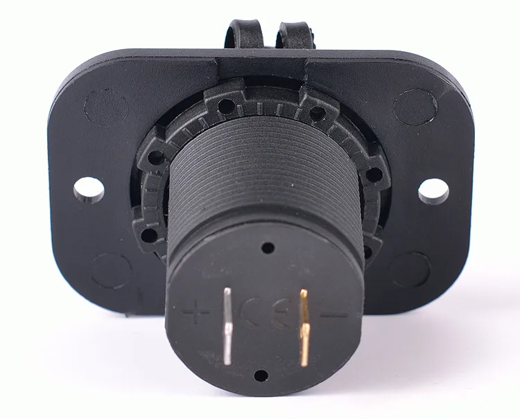12V 24V Автомобильный адаптер питания розетка двойной USB зарядное устройство