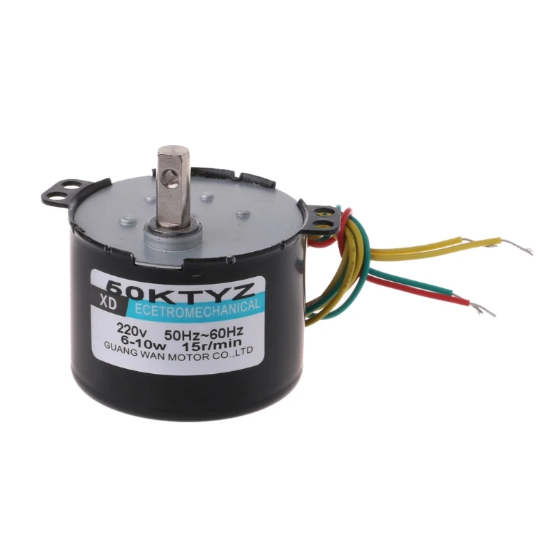 50KTYZ 220V синхронный мотор 10W Постоянный магнит редуктор Мотор поворачиваемый управляемый микро Moteur