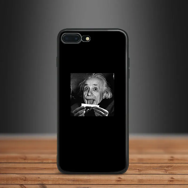 

Einstein Spoof Fun Art Artwork Coque Tpu Soft Silicone Phone Case Cover Shell For Apple IPhone 5 5s SE 6 6s 7 8 Plus X 10