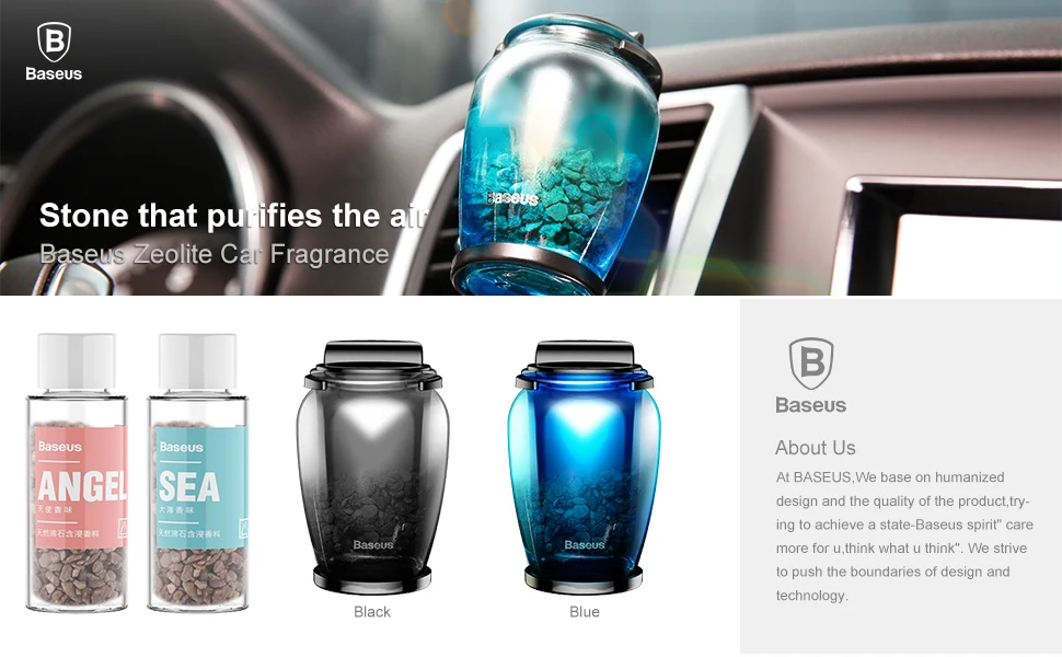 Универсальный автомобильный Ароматерапевтический держатель Baseus, автомобильный освежитель воздуха для дома, автомобильный освежитель воздуха, автомобильный держатель на вентиляционное отверстие, роскошный цеолитовый ароматизатор