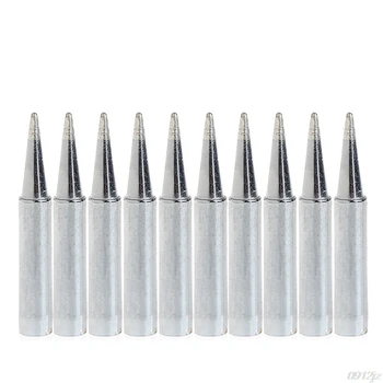 

10Pcs 900M-T-B Solder Iron Tips for 936 Hakko Soldering Rework Station Soldering Iron Head Bit Welding Tool