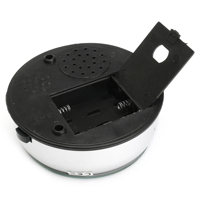 New 7 LED 4'' Unique Rotating Crystal Display Base Stand White Light W/AC Adapter