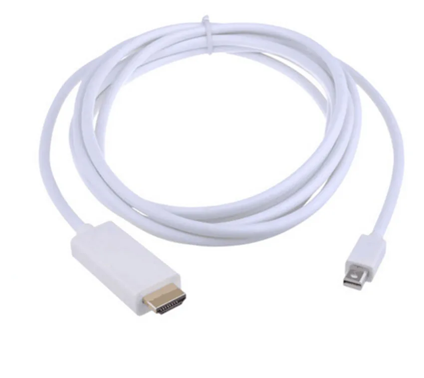 1,8 м 4 к Mini DisplayPort к HDMI адаптер Mini DP кабель Thunderbolt 2 HDMI конвертер для MacBook Air 13 Surface Pro 4 Thunderbolt