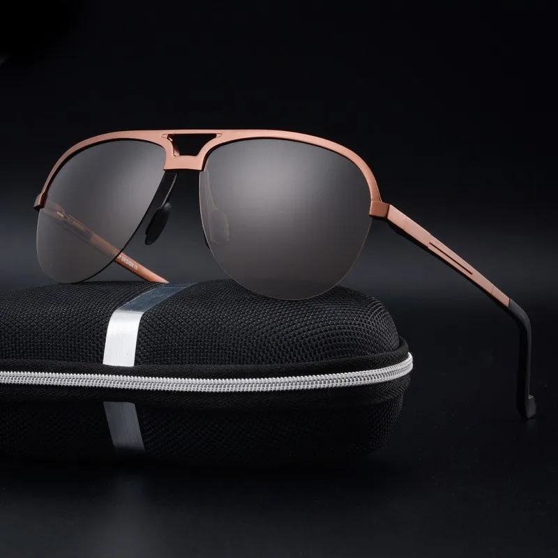 Алюминиево-магниевые Модные мужские зеркальные титановые солнцезащитные очки, очки для женщин и мужчин, поляризованные солнцезащитные очки для женщин, авиация