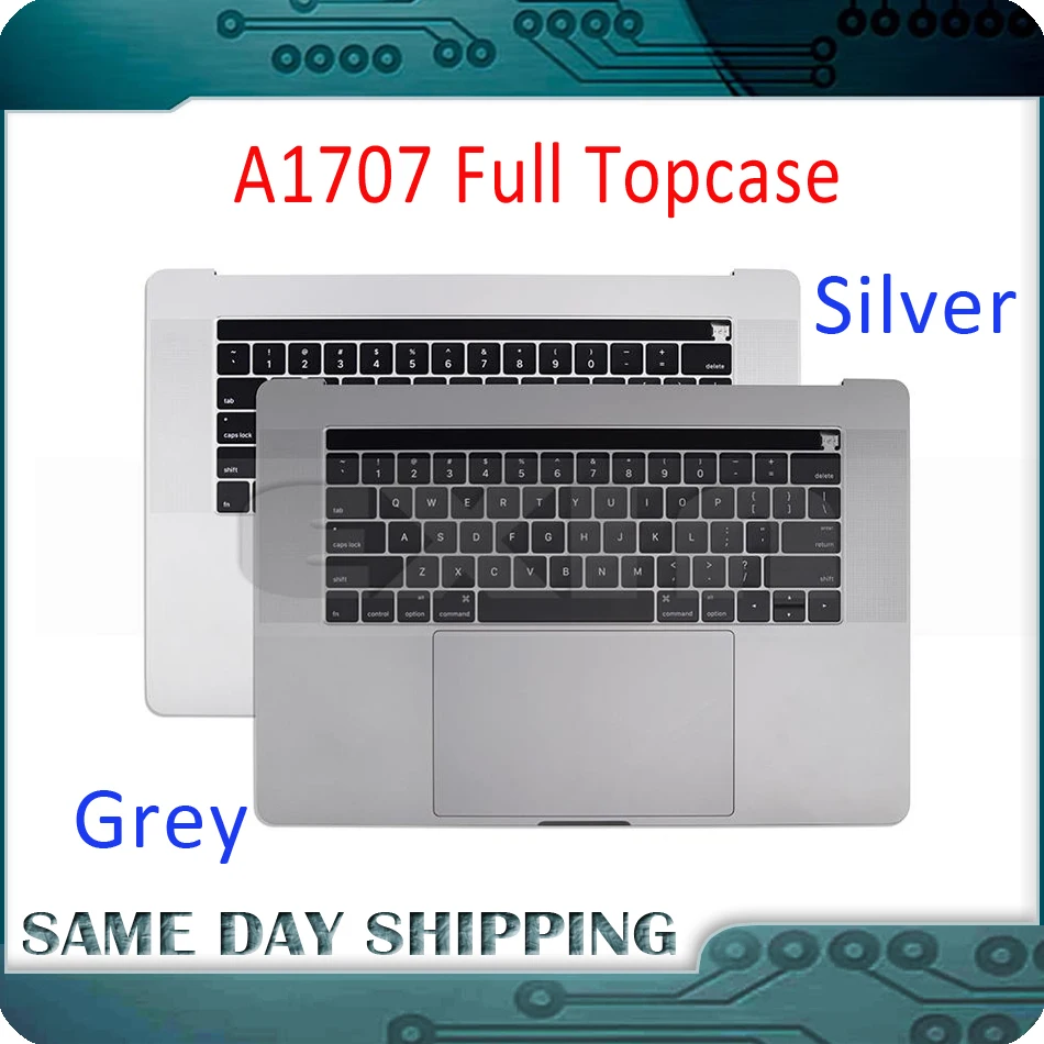 661-06378 серебристо-серый для Macbook Pro 1" A1707 Topcase с клавиатурой US английский трекпад Сенсорная панель Батарея A1820 год