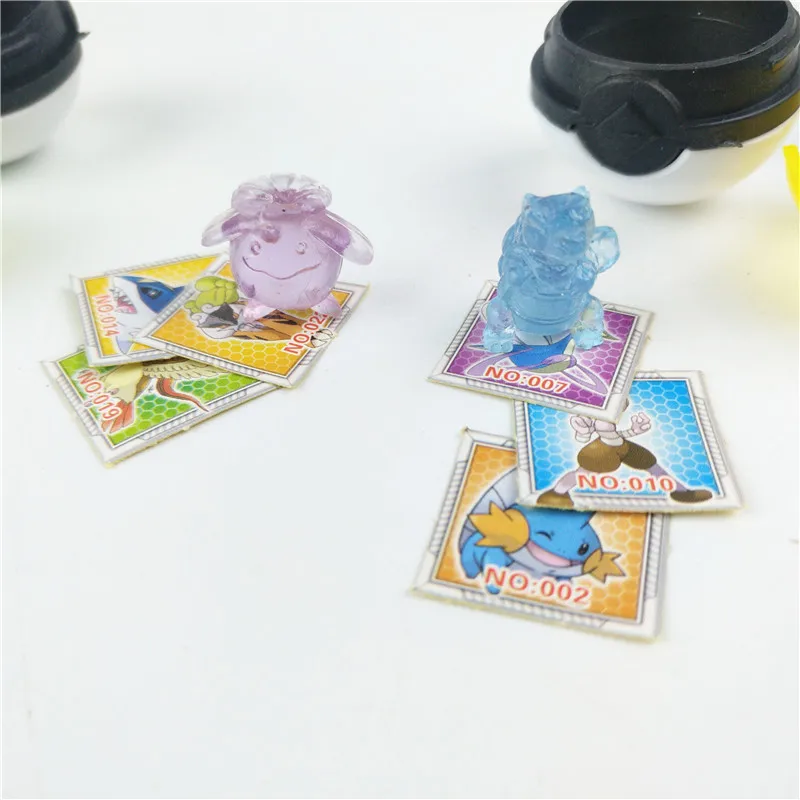 100 шт./лот XY Pikachu Evee разноцветный покебол питомец с кристаллами покебола игрушки