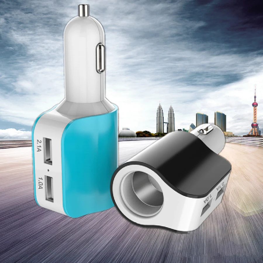 5V 3.1A USB Автомобильное зарядное устройство прикуриватель адаптер Зарядка для iPhone 6S samsung S6 Универсальный Портативный USB зарядное устройство s