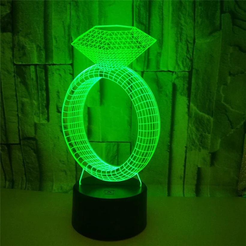 Diamond ring 3D night light (6)