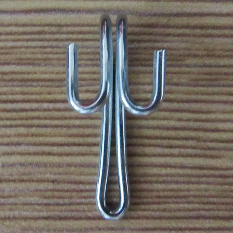 

100Pcs/set Not Adjustable Iron Hooks Curtain Hooks Iron Wire Metal Window Hanger Indoor Home Decor Accessory