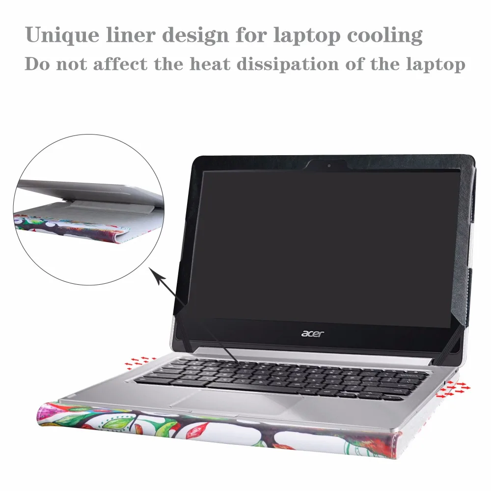 Protetora para 13.3 Alapmk Capa Acer Chromebook r 13 Cb5-312t - Spin 5 Sp513-52n Sp513-53n Série Portátil R13 - Imagem 3