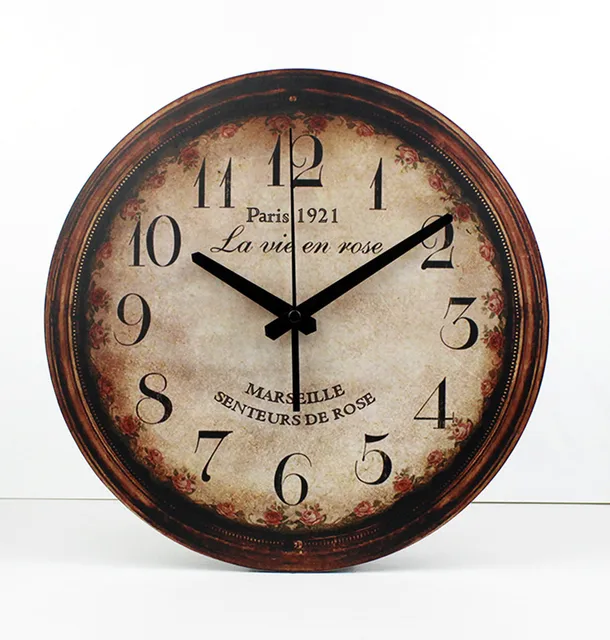 Wallpaper Vintage Grande Orologio Da Parete Decorativo Della Decorazione For iPhone