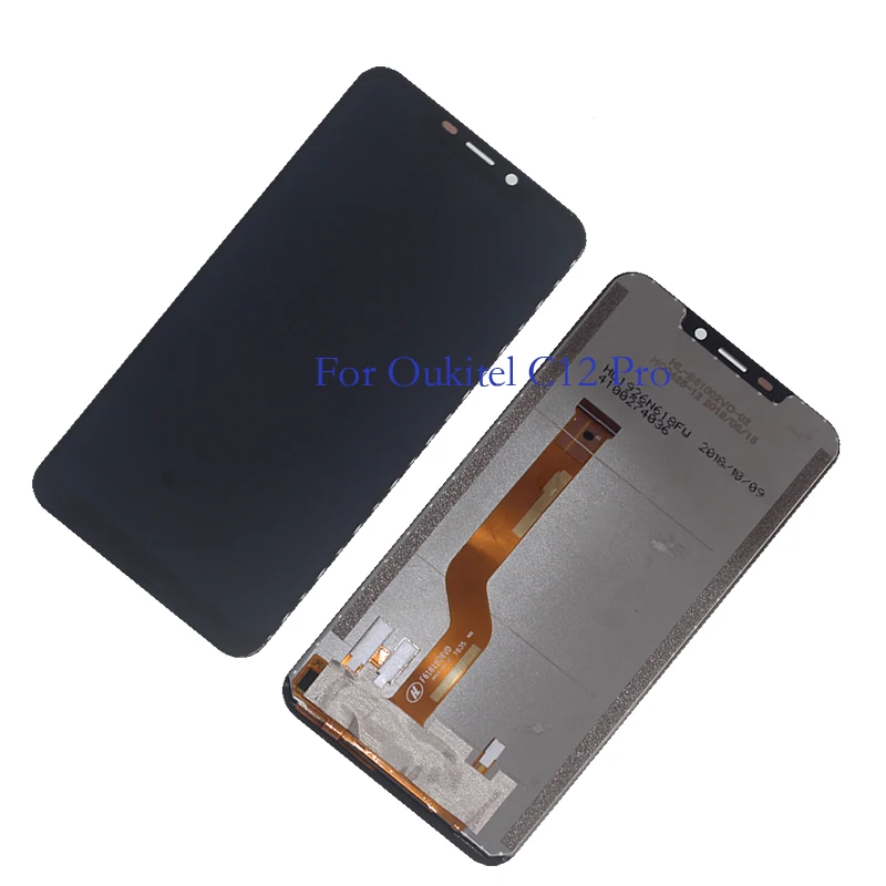 

Original authentic 100% for OUKITEL C12 PRO LCD monitor touch screen test digitizer kit replacement C12Pro free shipping + tools