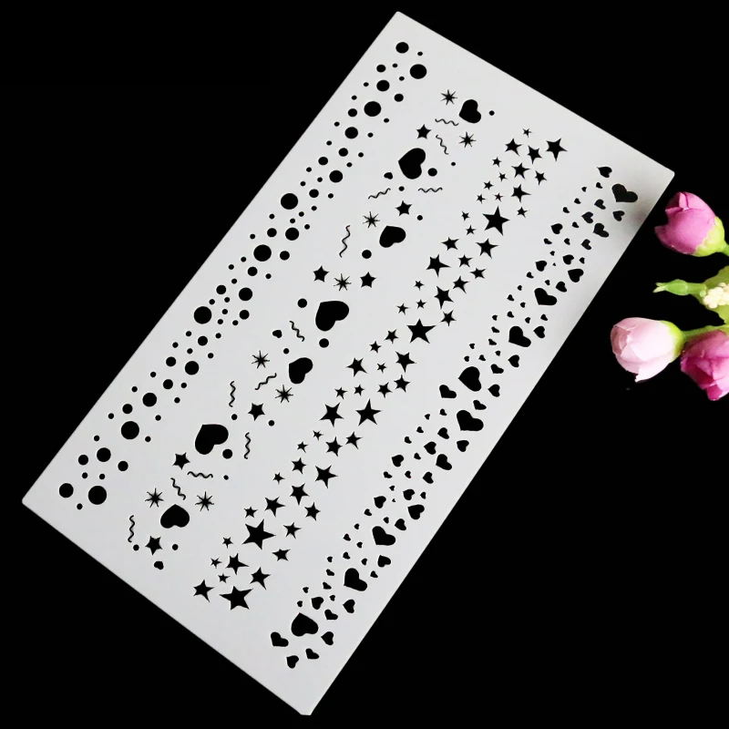 6pcs/set cake stencil bakery tool fondant mold crown king princess queen bakeware baking fondant cake stencil template mold