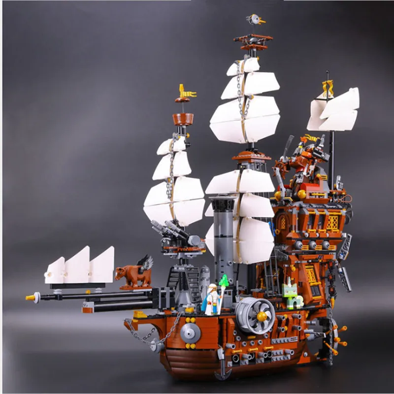 

IN STOCK XYTMC 16002 2791PCS Pirate Ship Metal Beard's Sea Cow LEPIN Model Building Blocks Bricks Toys Compatible LEGOUGAS 70810