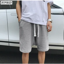 Лето г. для мужчин шаровары шорты для женщин корейская мода уличная хип хоп хлопок высокое качество повседневное Drawstring