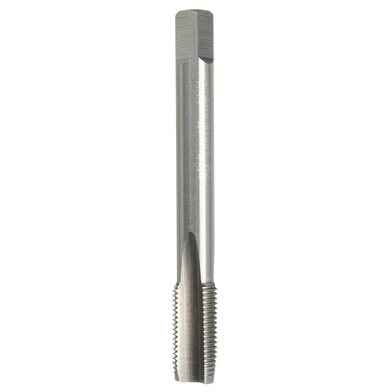 

M10*1mm Pitch HSS Machine Plug Tap Tapping Slag Remove Threading Tool for Stainless Steel Drilling High hardness