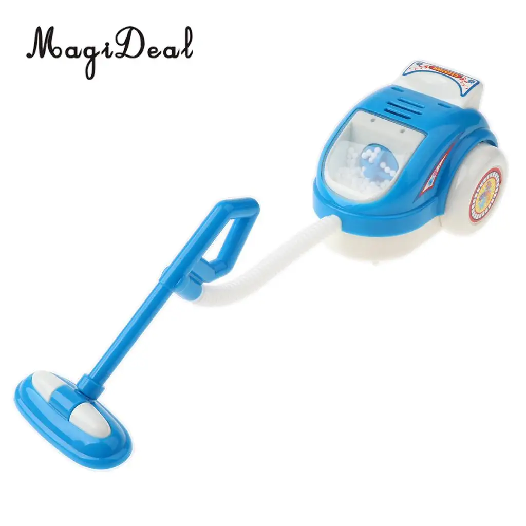 MagiDeal Plastic Simulation Home Appliance for Kids Children Pretend Role Play Furniture Toy - Blue Vacuum Cleaner