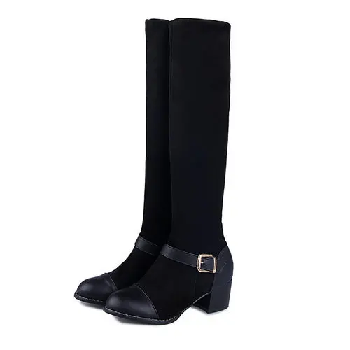 tight knee length boots