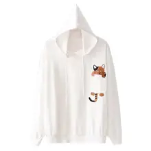 Women's Long Sleeve Blouse Hooded Pullover Casual Tops Fashion Sweatshirt Women Animal Print Sweatshirt Dropshipping ornate print long sleeve casual sweatshirt