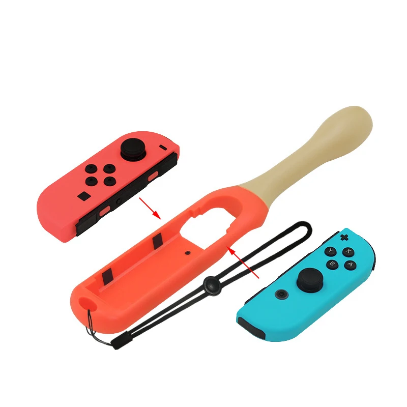 Handle Holder Grip for Drumstick With Wrist Strap For Switch nintendoswitch Joy-con Taiko Drum Games Accessories (6)