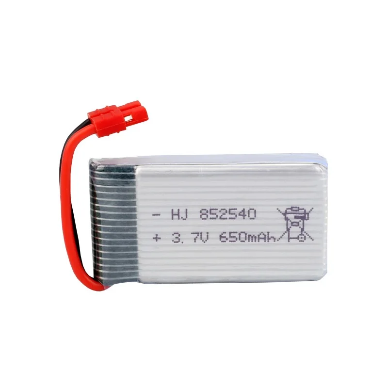 Высокая скорость 3 7 V 650mAH 25c для FY550 HJ818 HJ819 HD1315 K891 Квадрокоптер Lipo батарея 852540 JST