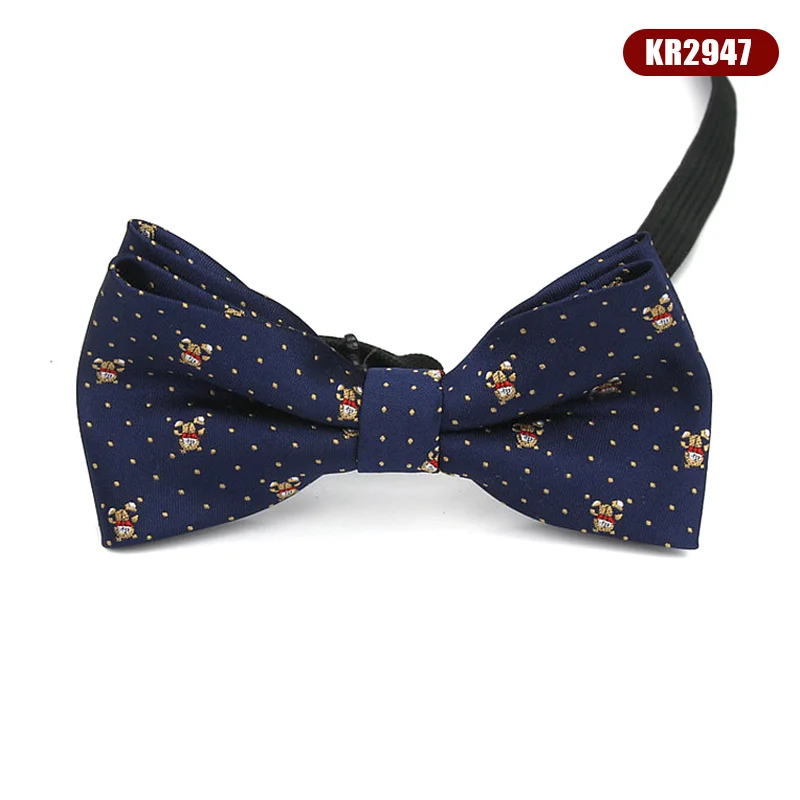 Новые дети мальчик галстук-бабочка для девочки галстук подарок мода для свадьбы школы вечерние смокинг - Цвет: KR2947