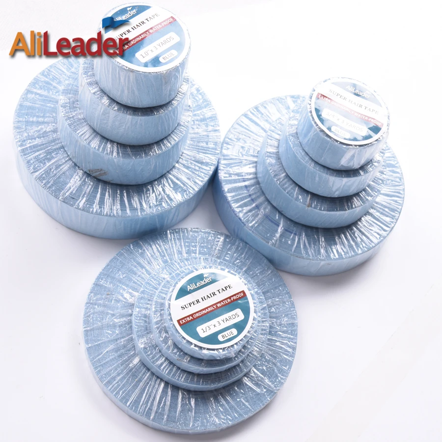 AliLeader 3/6/12/36 Yards Strong Ultra Hold Adhesive Tape Glue For Skin Hair Extensions/Wigs/Toupee Wigs Beaded Adhesives Tape